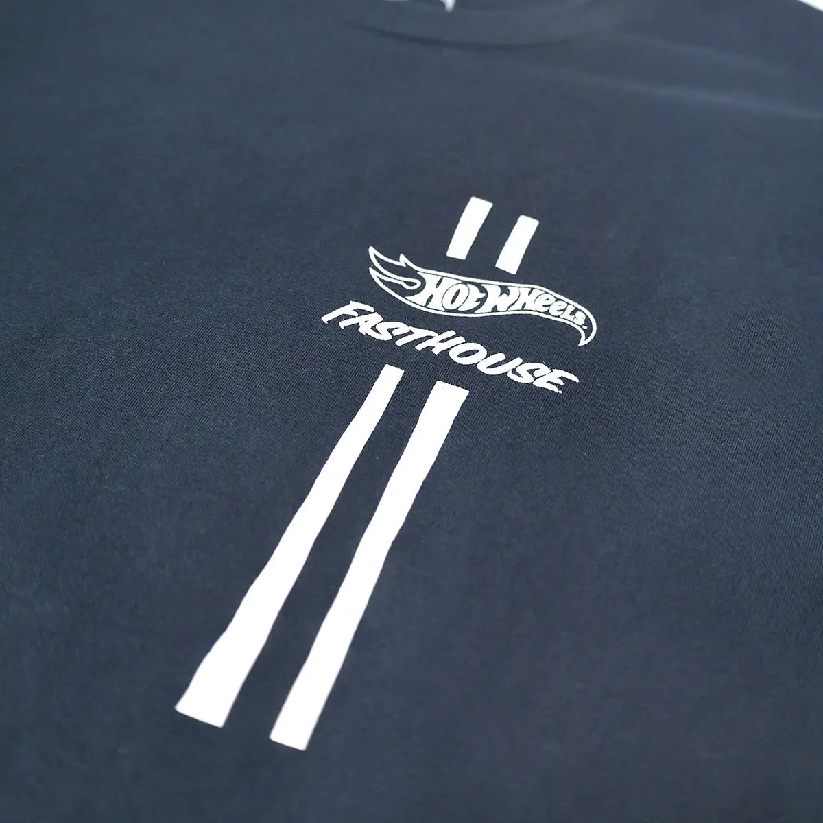Hot Wheels Getaway Midweight Tee - Navy - Fasthouse