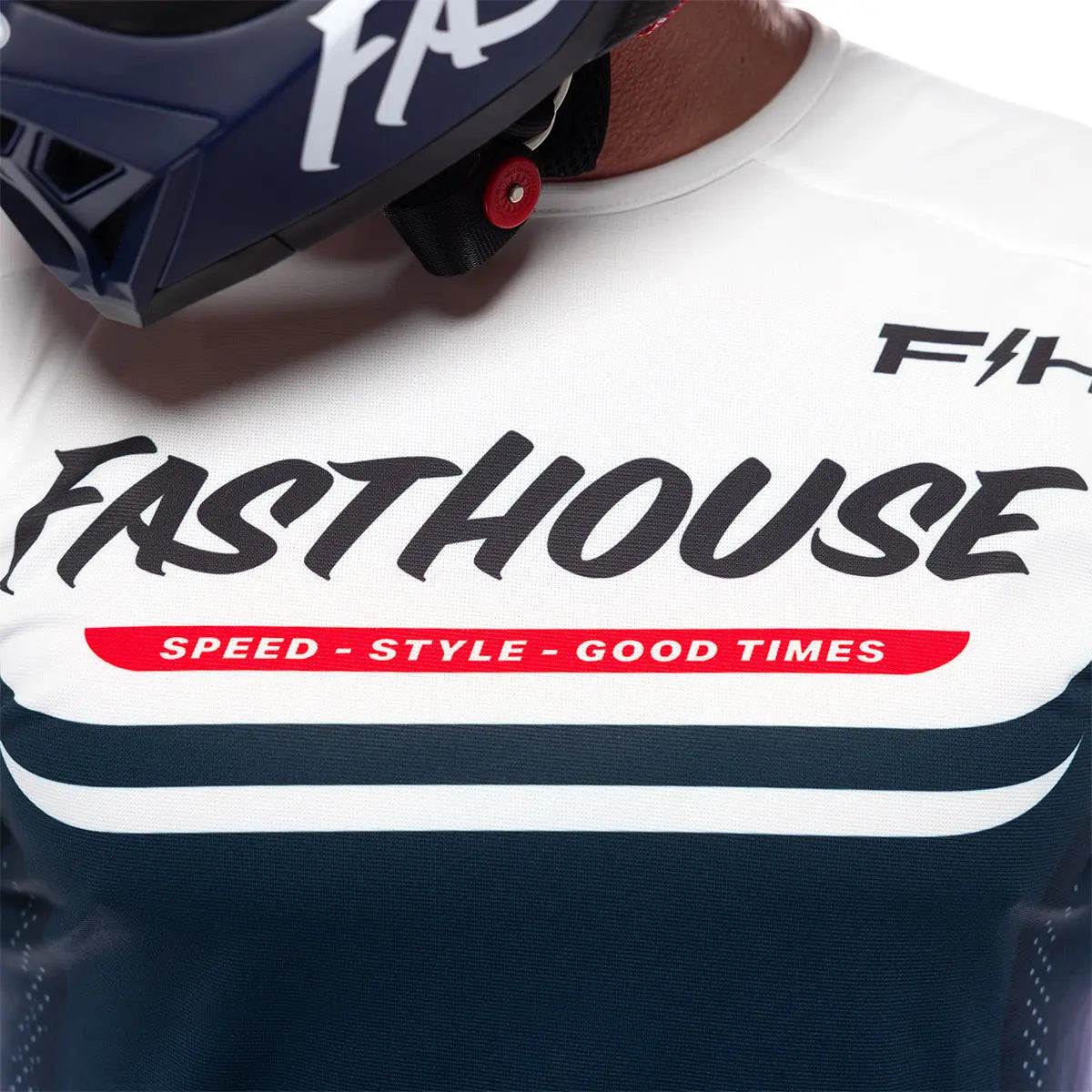 Helix Circuit Jersey - Navy/White/Red - Fasthouse