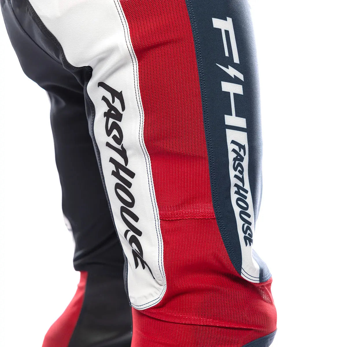 Helix Circuit Pant - Navy/White/Red - Fasthouse