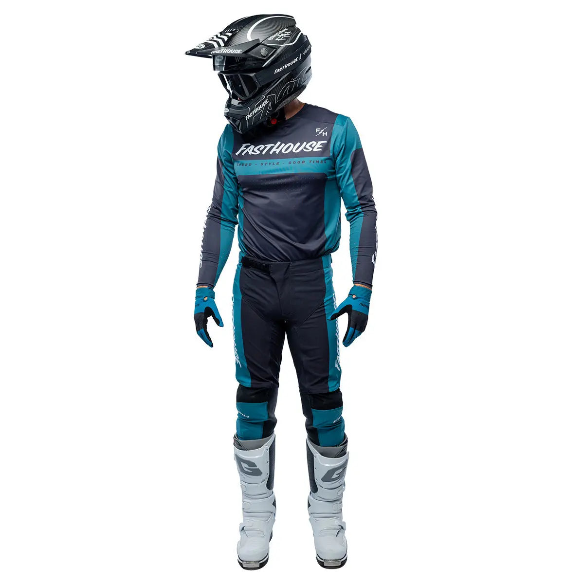 Helix Monaco Jersey - Marine/Black - Fasthouse