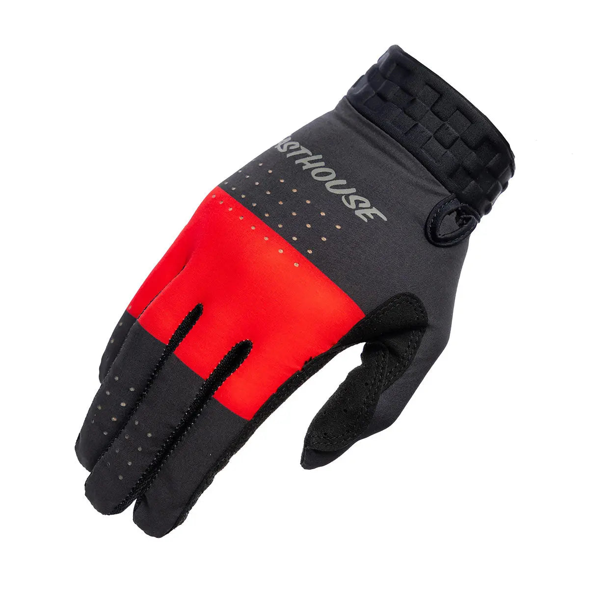 Helix Monaco Glove - Red/Black - Fasthouse
