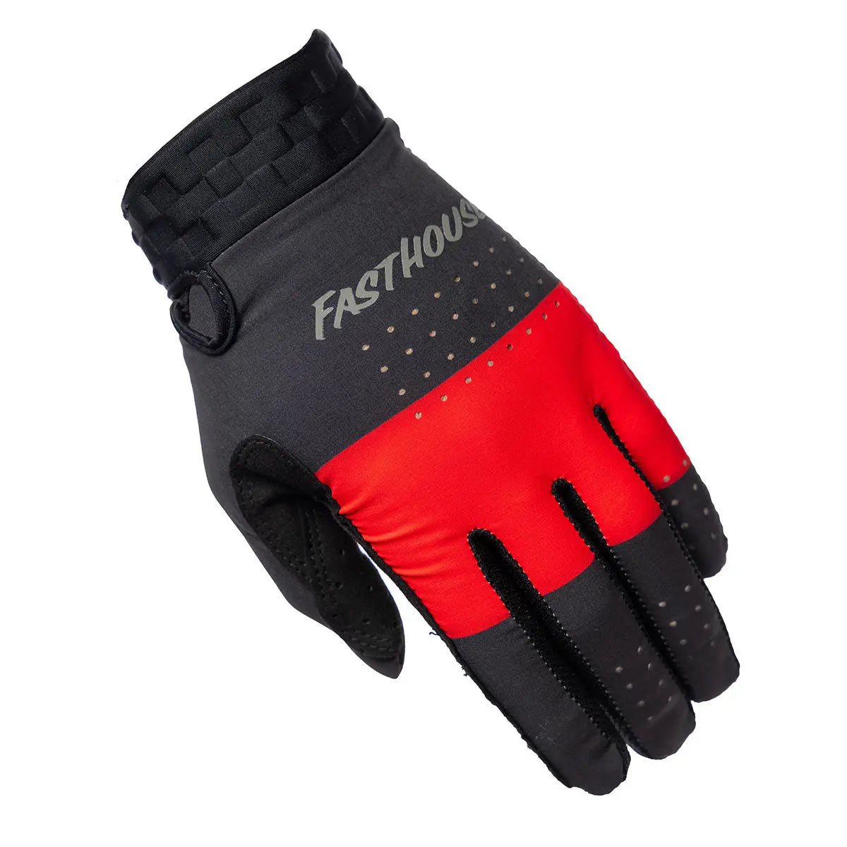 Helix Monaco Glove - Red/Black - Fasthouse