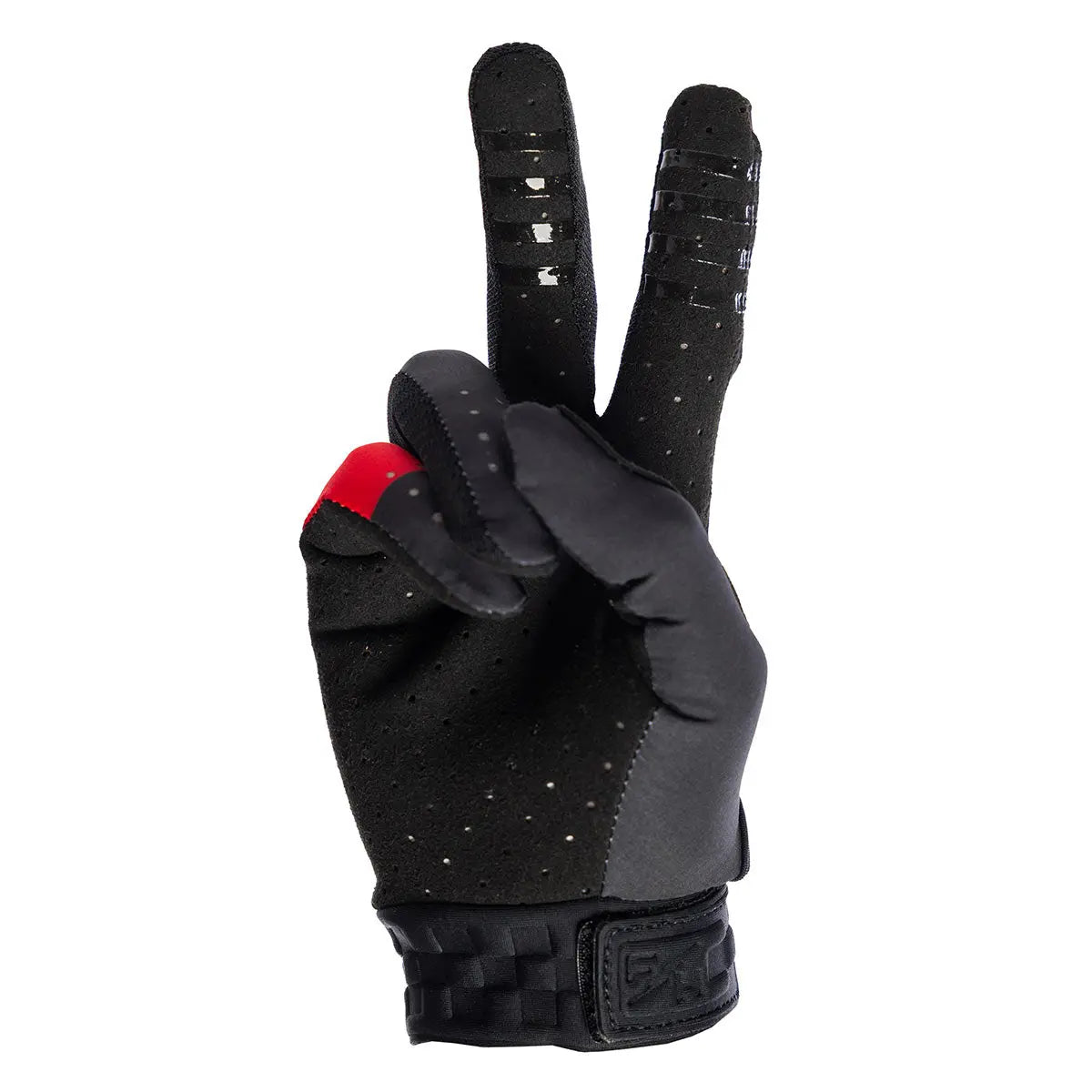 Helix Monaco Glove - Red/Black - Fasthouse