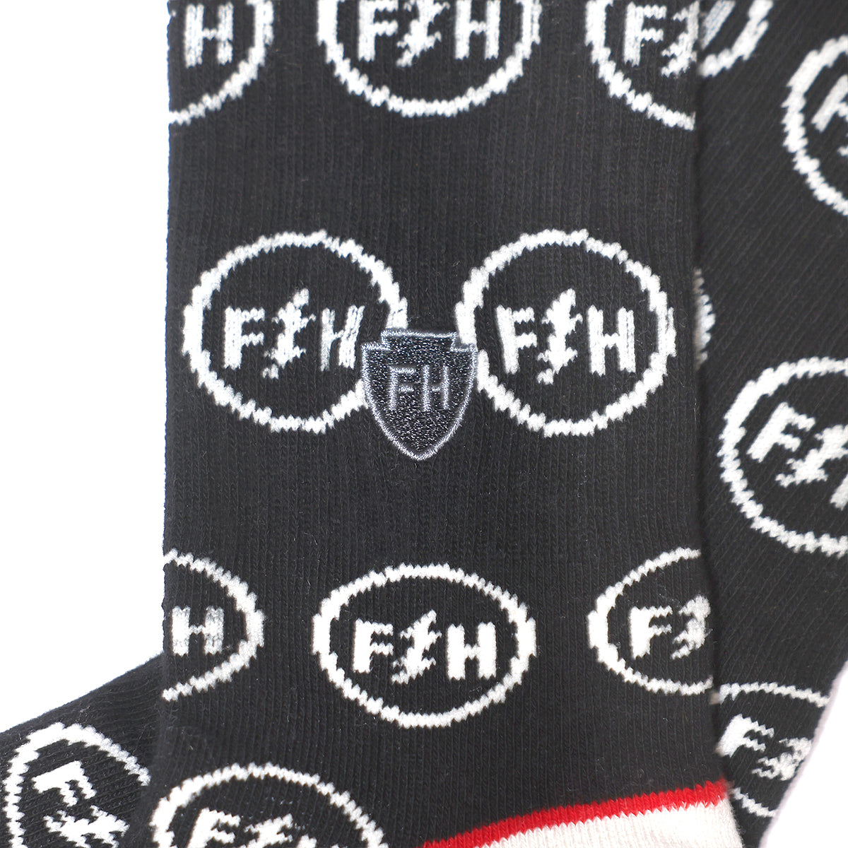 Icon Youth Sock - Black/White