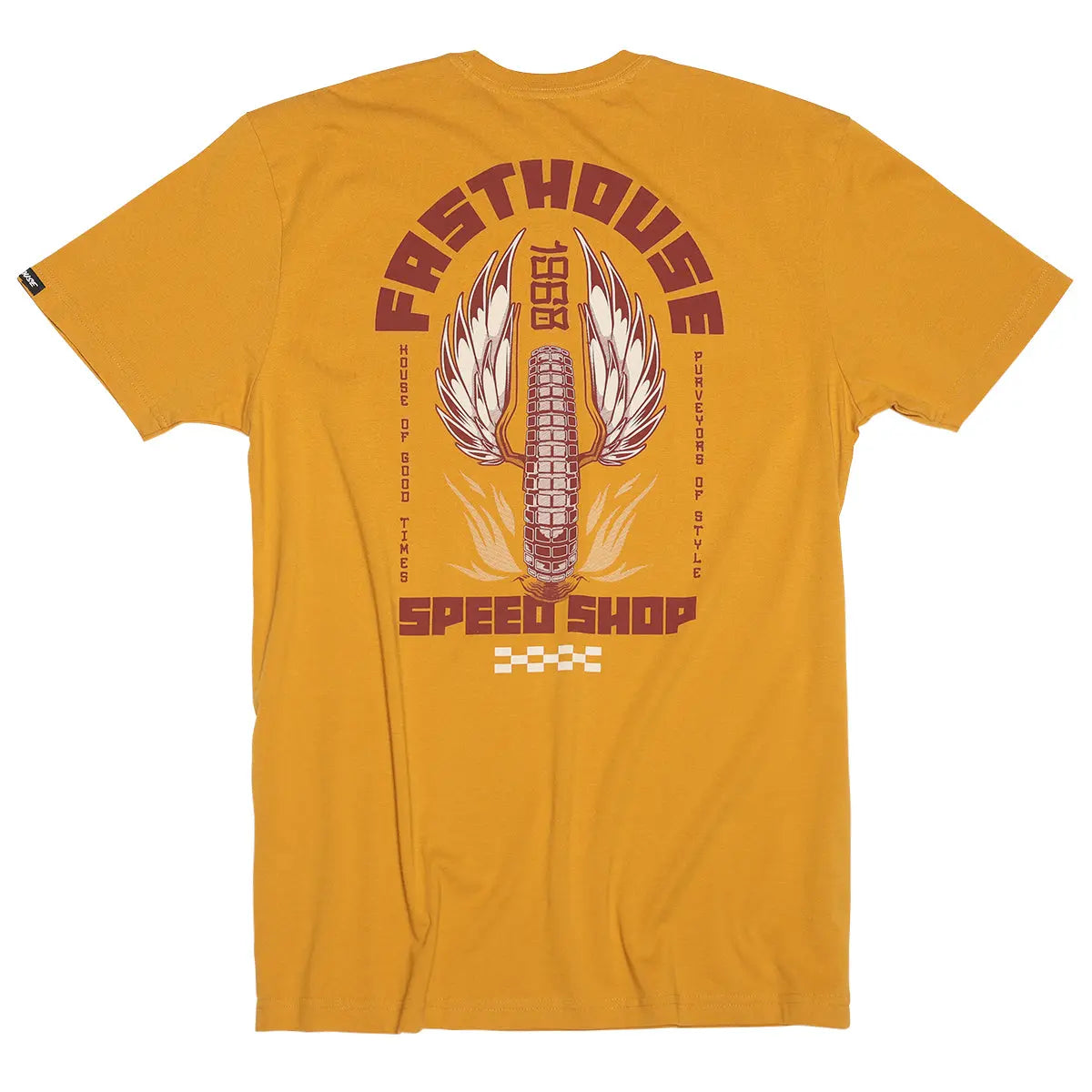 Iron Steed Tee - Vintage Gold - Fasthouse