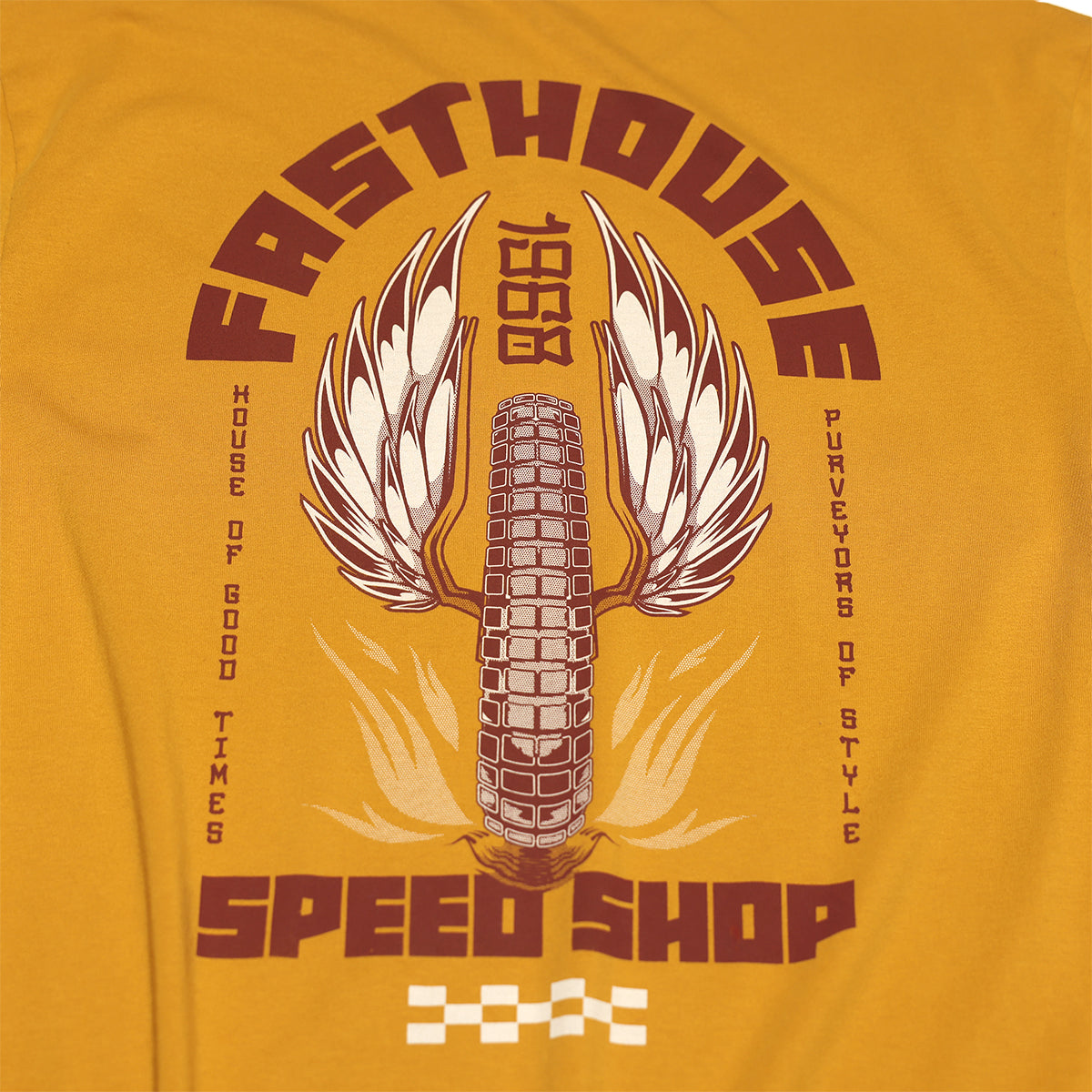 Iron Steed Tee - Vintage Gold