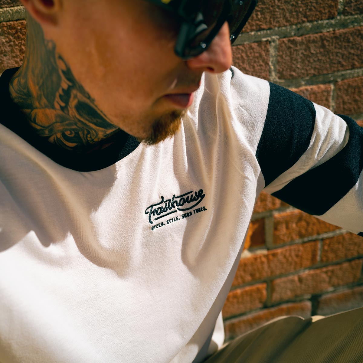 Jailbreak Stripe Long Sleeve Tee - Natural