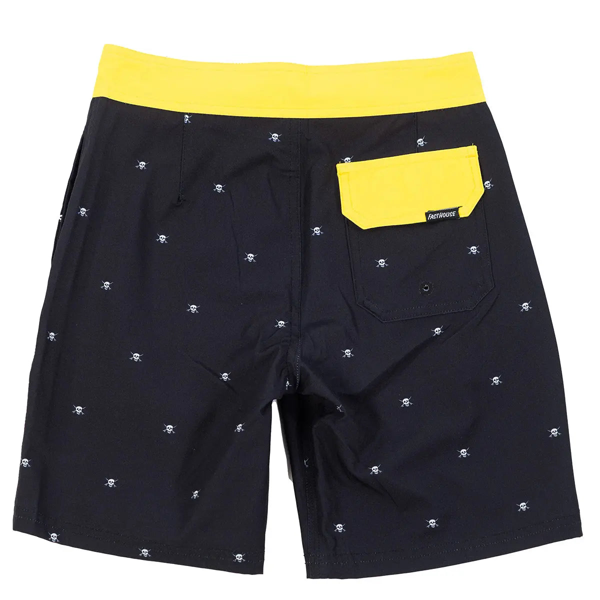 Jasper 16" Youth Boardshorts - Black/HiViz - Fasthouse