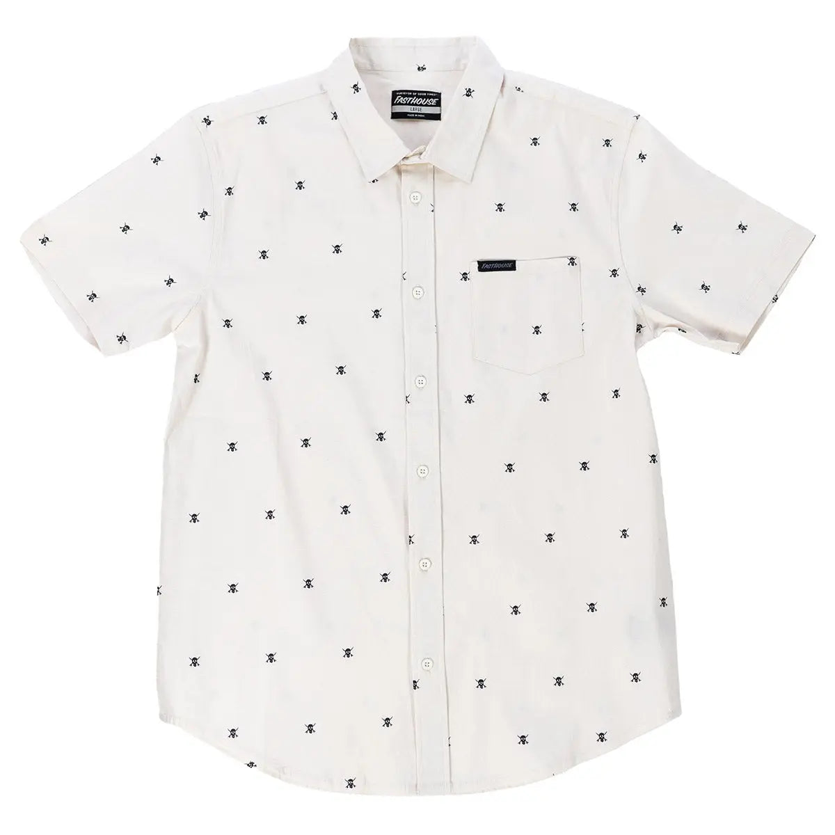 Jasper Button Up - Off White - Fasthouse