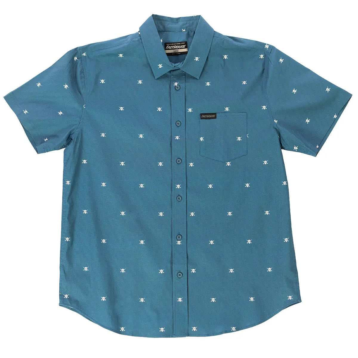 Jasper Button Up - Vintage Blue - Fasthouse