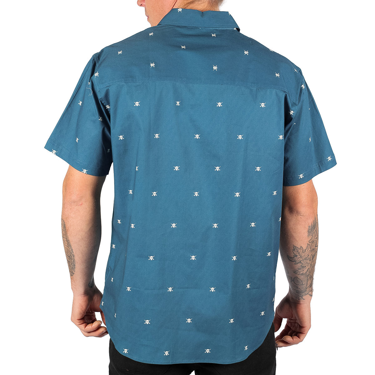 Jasper Button Up - Vintage Blue