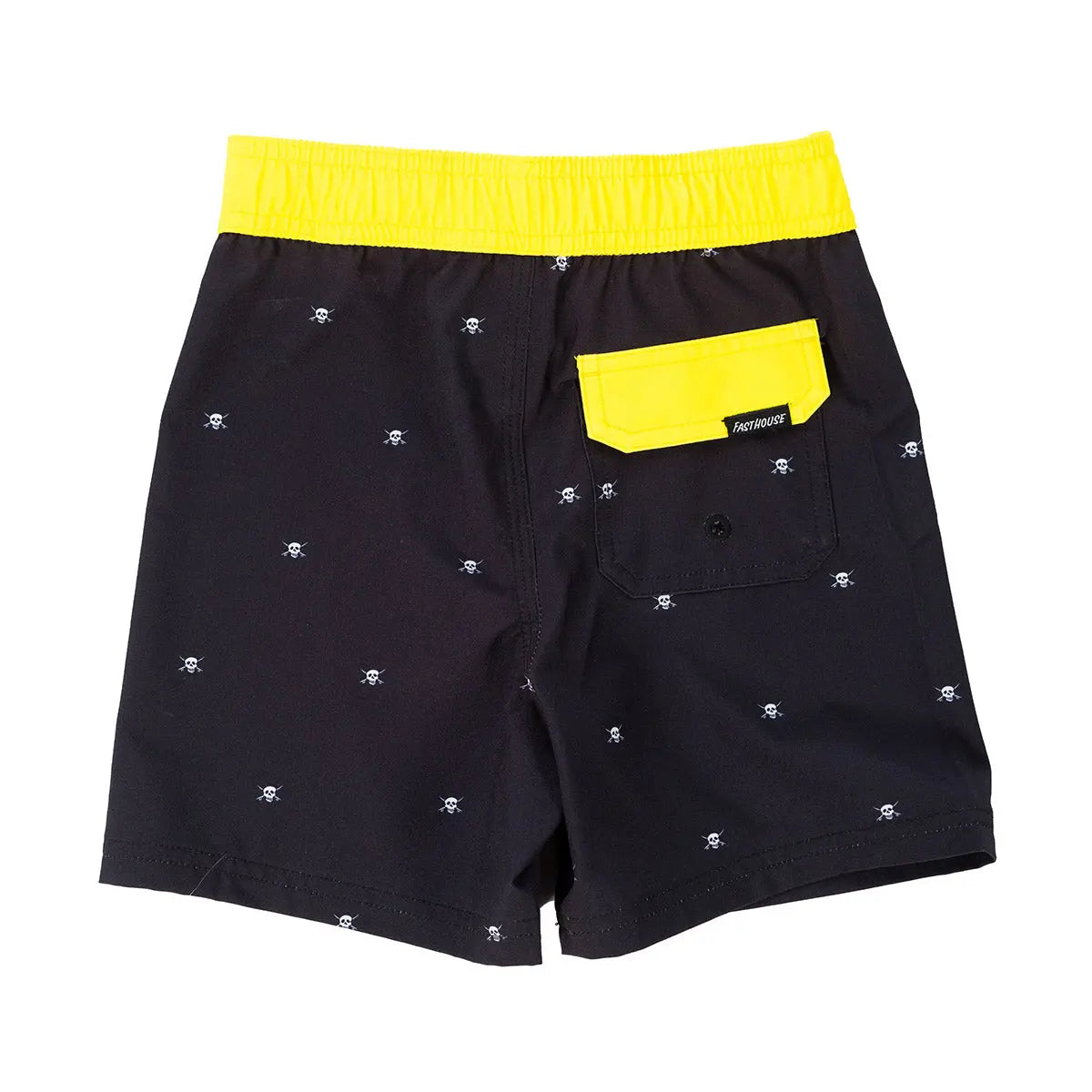 Jasper 16" Toddler Boardshorts - Black/HiViz - Fasthouse