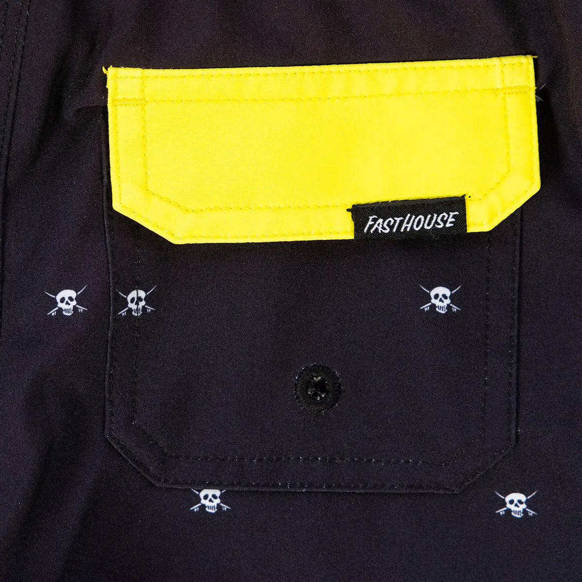 Jasper 16" Toddler Boardshorts - Black/HiViz - Fasthouse