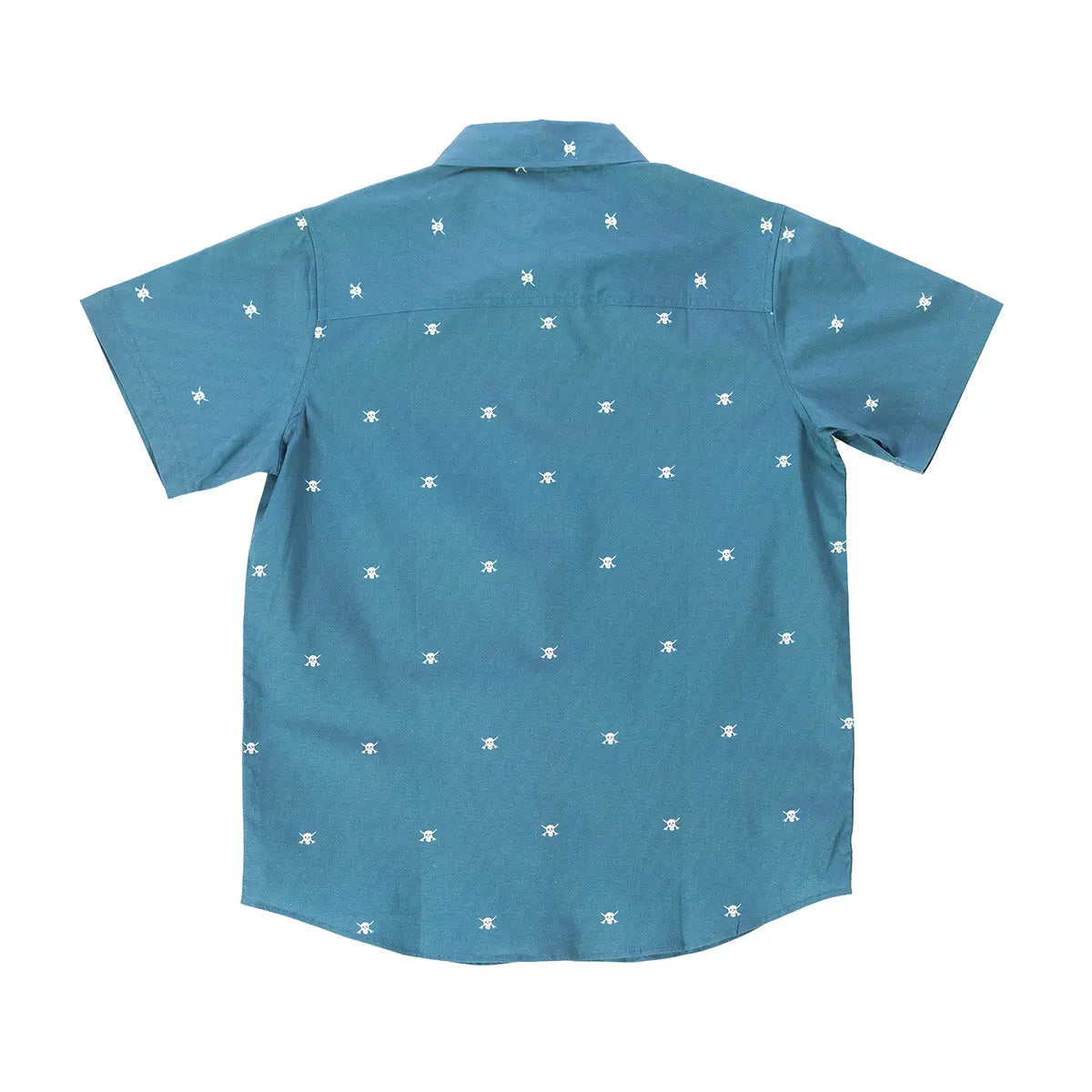 Jasper Youth Button Up Shirt - Vintage Blue - Fasthouse