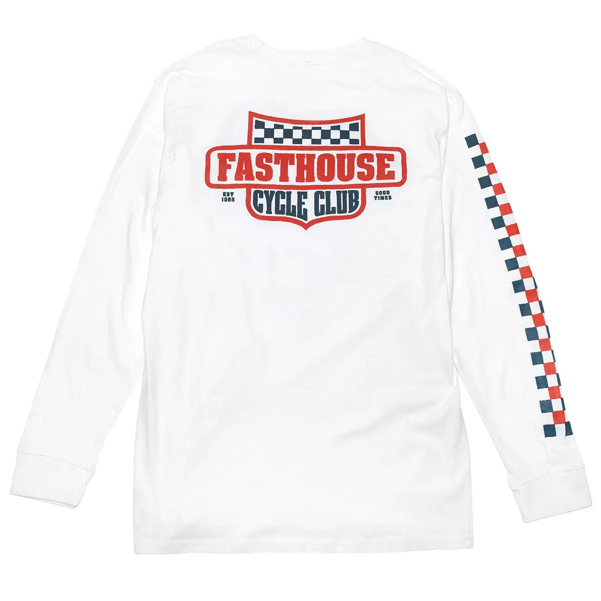 Krest Long Sleeve Tee - White - Fasthouse