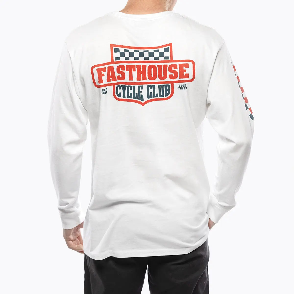 Krest Long Sleeve Tee - White - Fasthouse