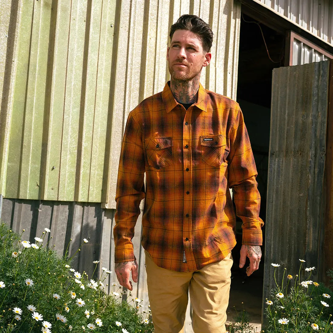 Saturday Night Special Flannel - Vintage Gold - Fasthouse