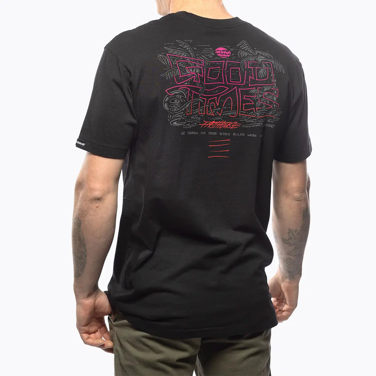 Lagoon Tee - Black - Fasthouse