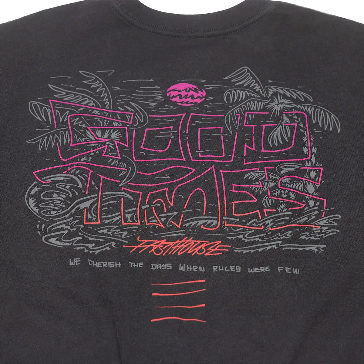 Lagoon Tee - Black - Fasthouse