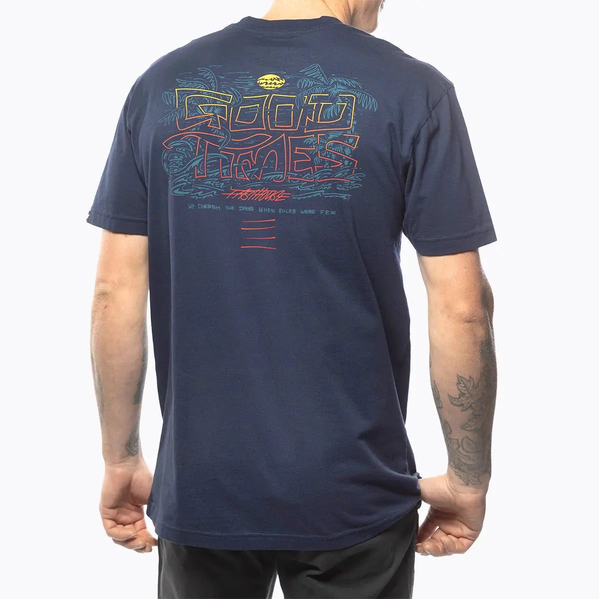 Lagoon Tee - Navy - Fasthouse