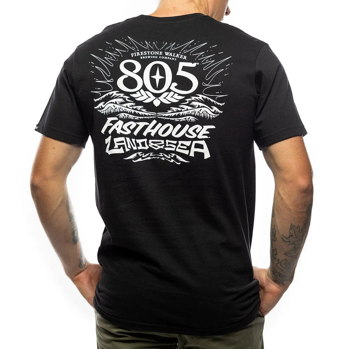 805 Land & Sea SS Tee - Black - Fasthouse