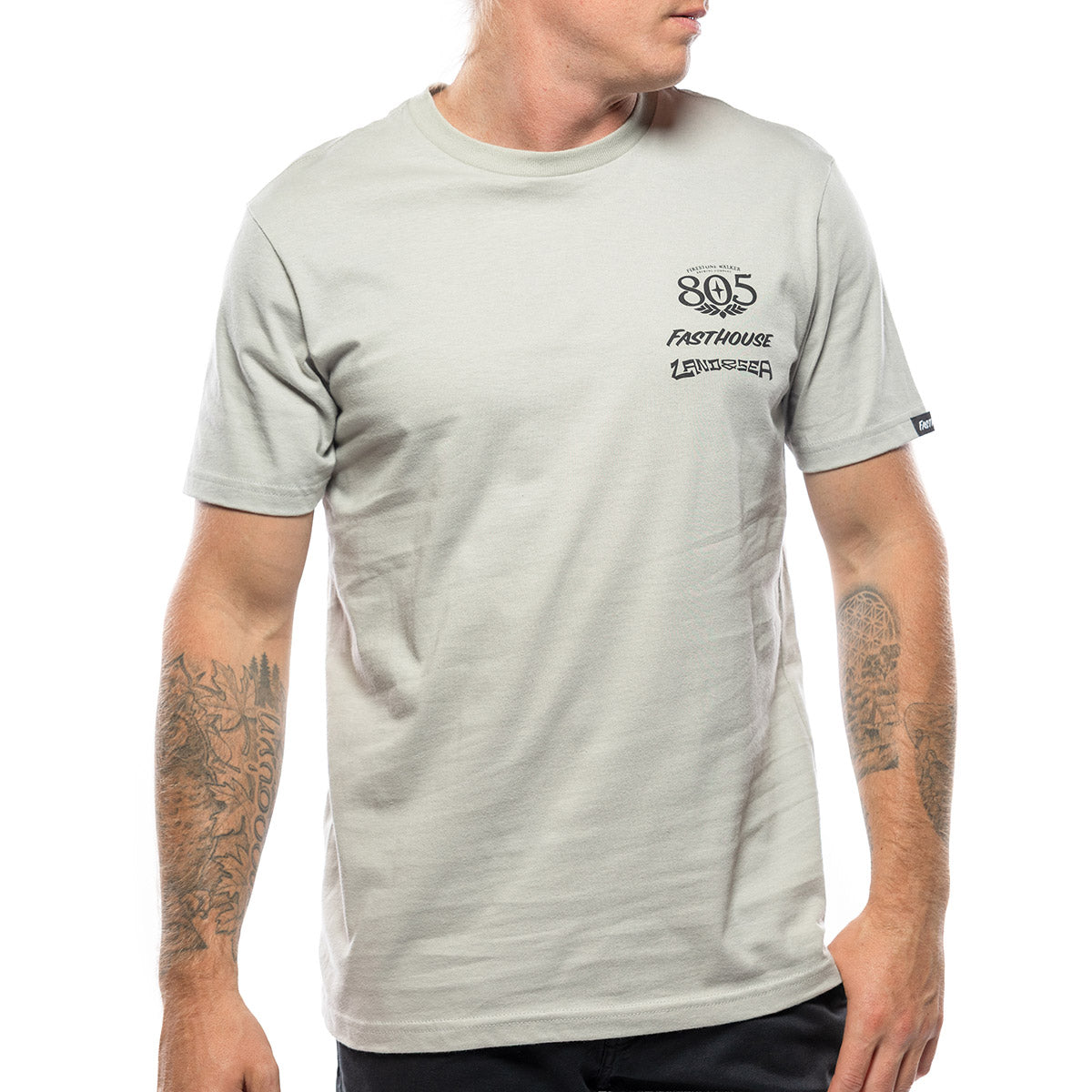 805 Land & Sea SS Tee - Light Gray