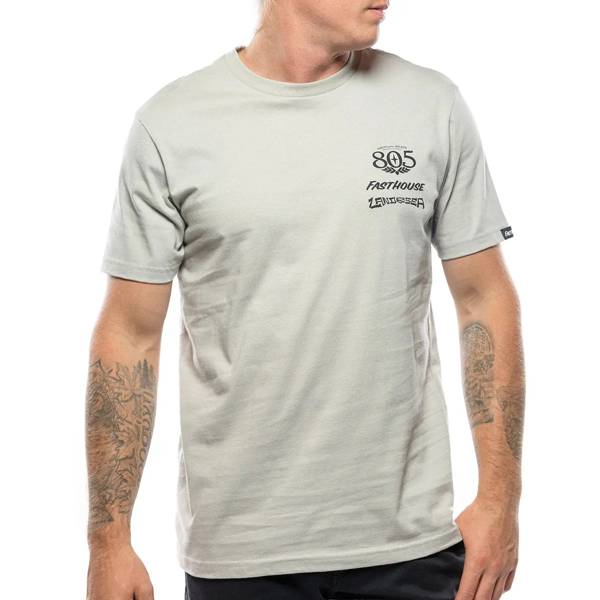 805 Land & Sea SS Tee - Light Gray - Fasthouse