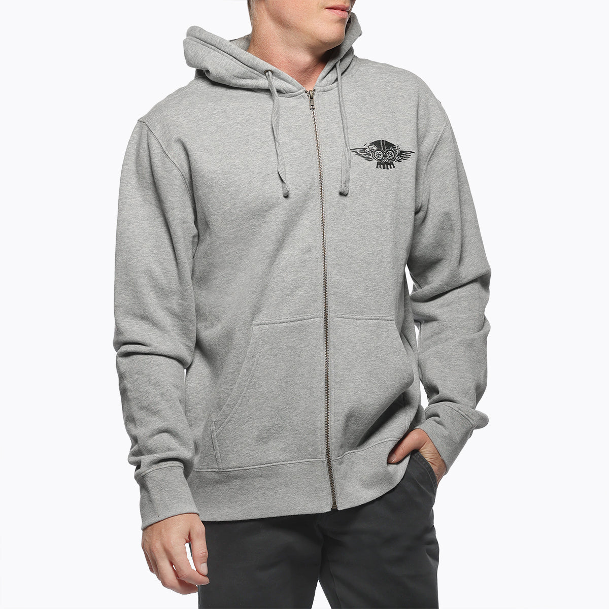 Love Of It Hooded Zip-Up Fleece
