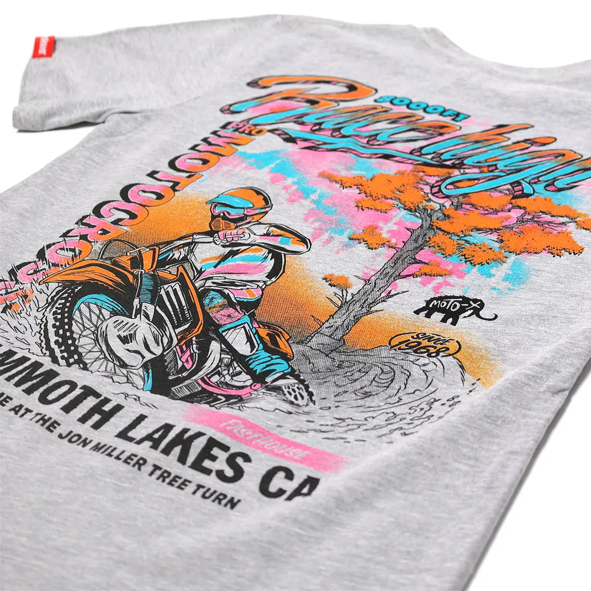 Mammoth Race High Tree Turn Tee 2023 - Heather Gray - Fasthouse