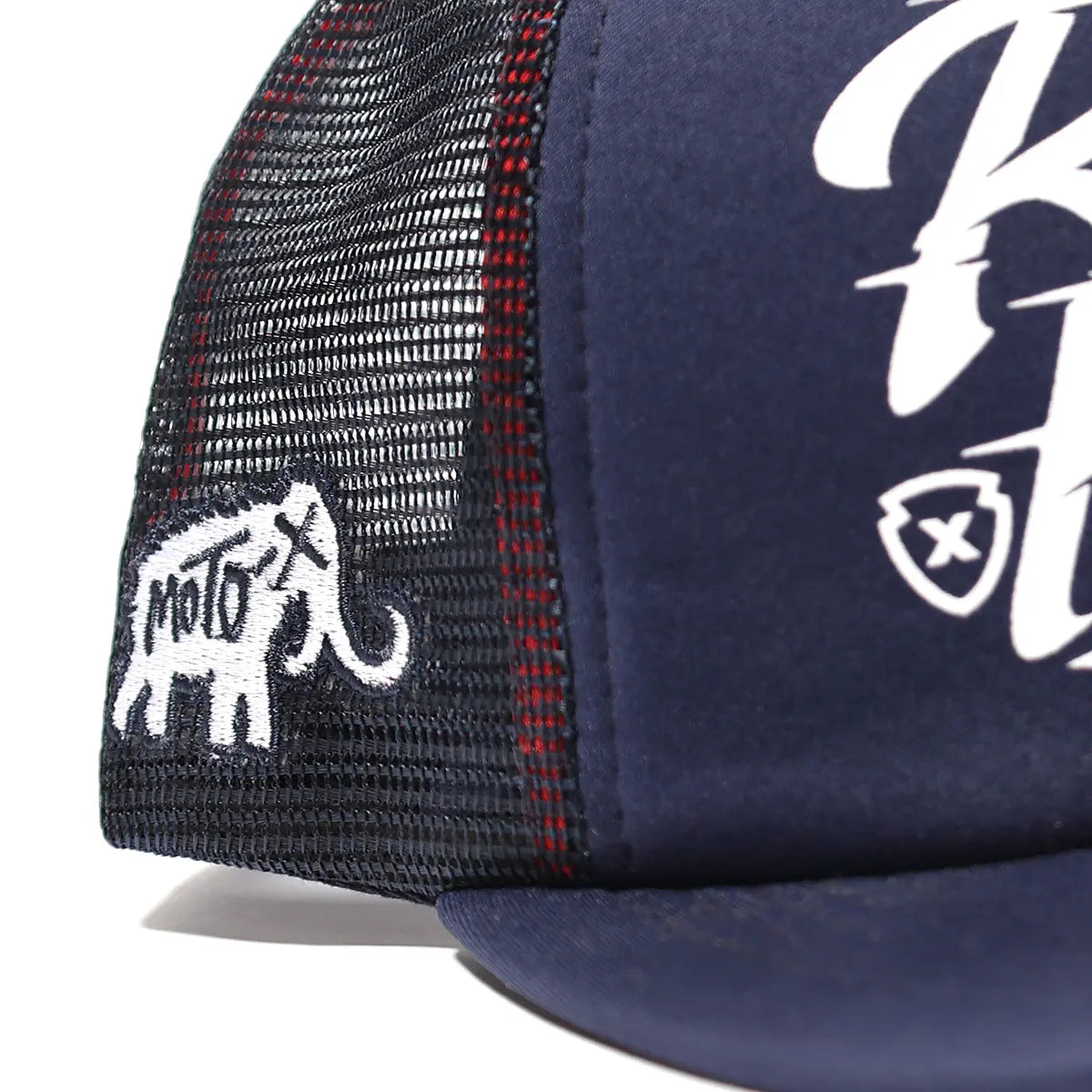 Mammoth Race High Trucker Hat - Navy - Fasthouse