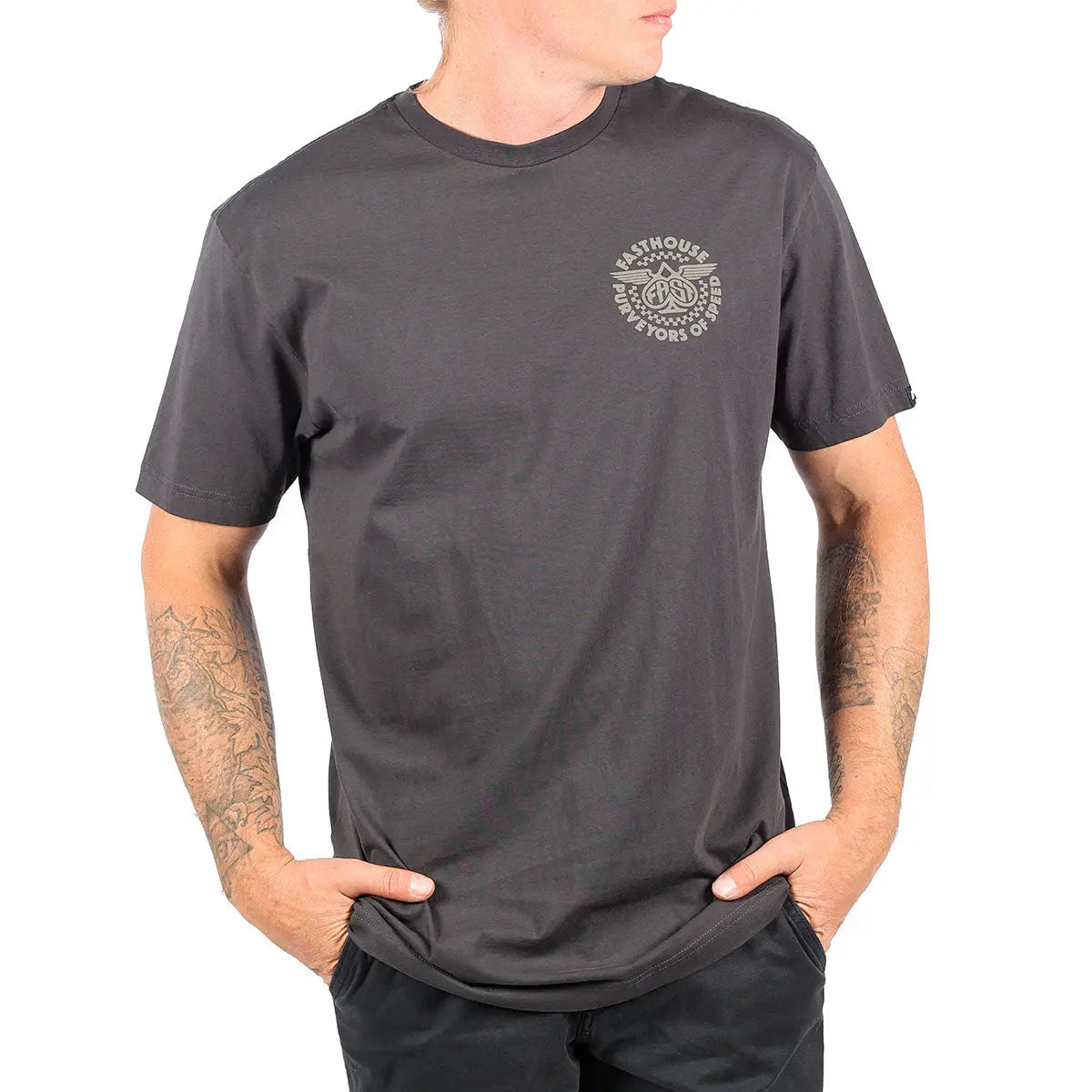Maverick Tee - Graphite Black - Fasthouse