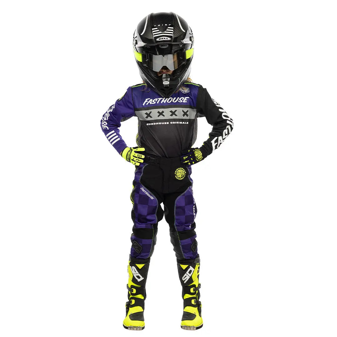 Grindhouse Grimm Youth Jersey - FH Purple/Black Fasthouse