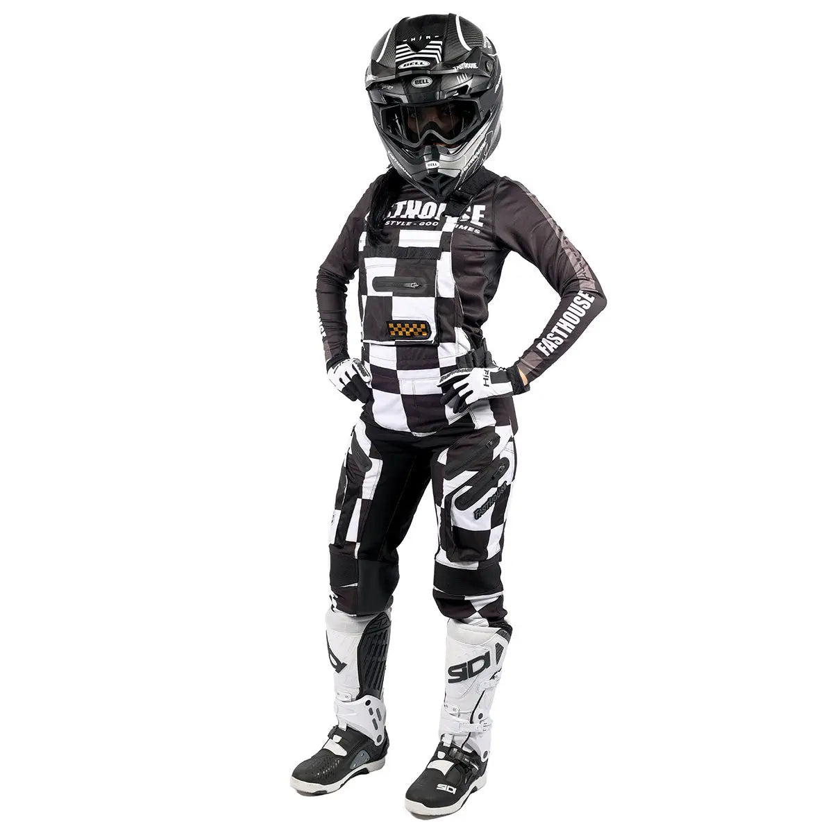 Womens Motorall MX - Checkers - Fasthouse