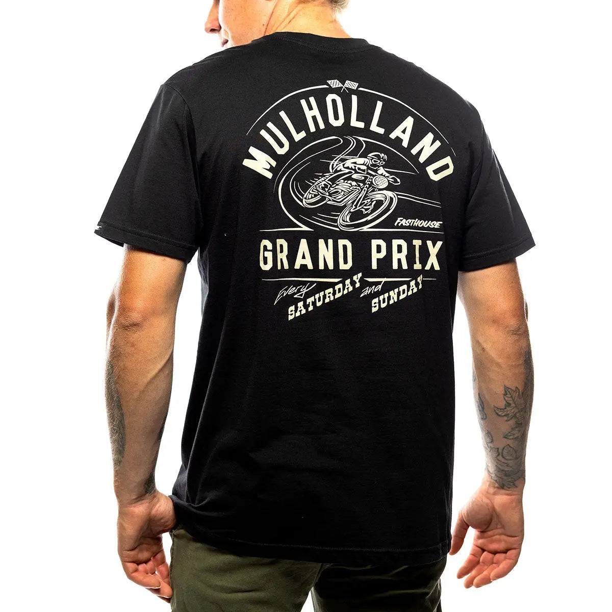 Mulholland GP Tee - Black - Fasthouse