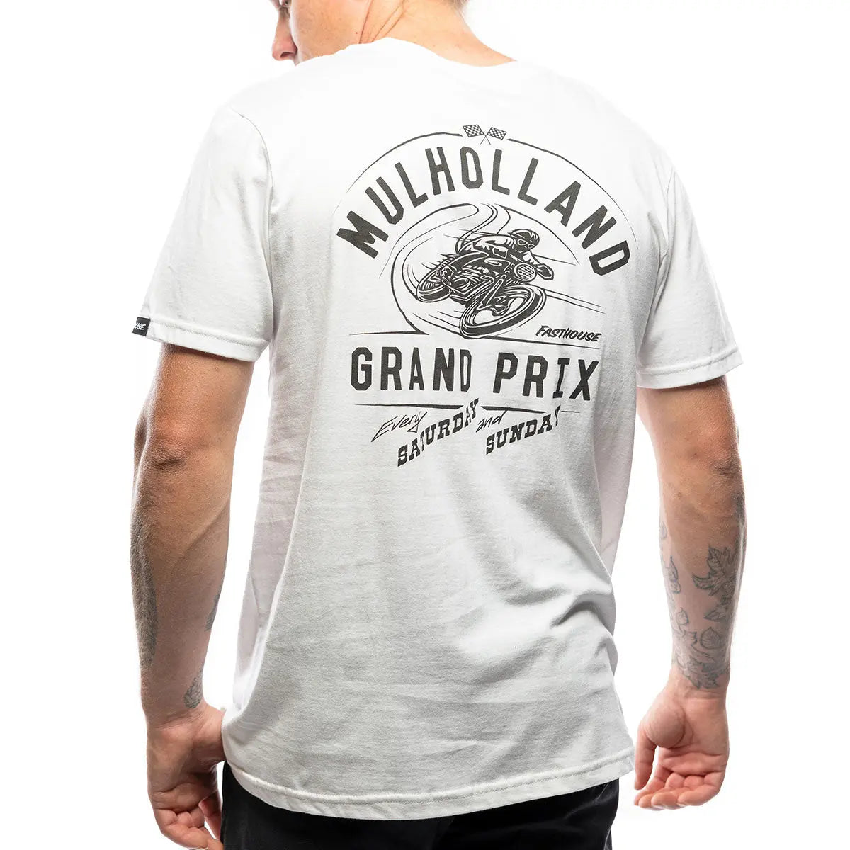 Mulholland GP Tee - White - Fasthouse