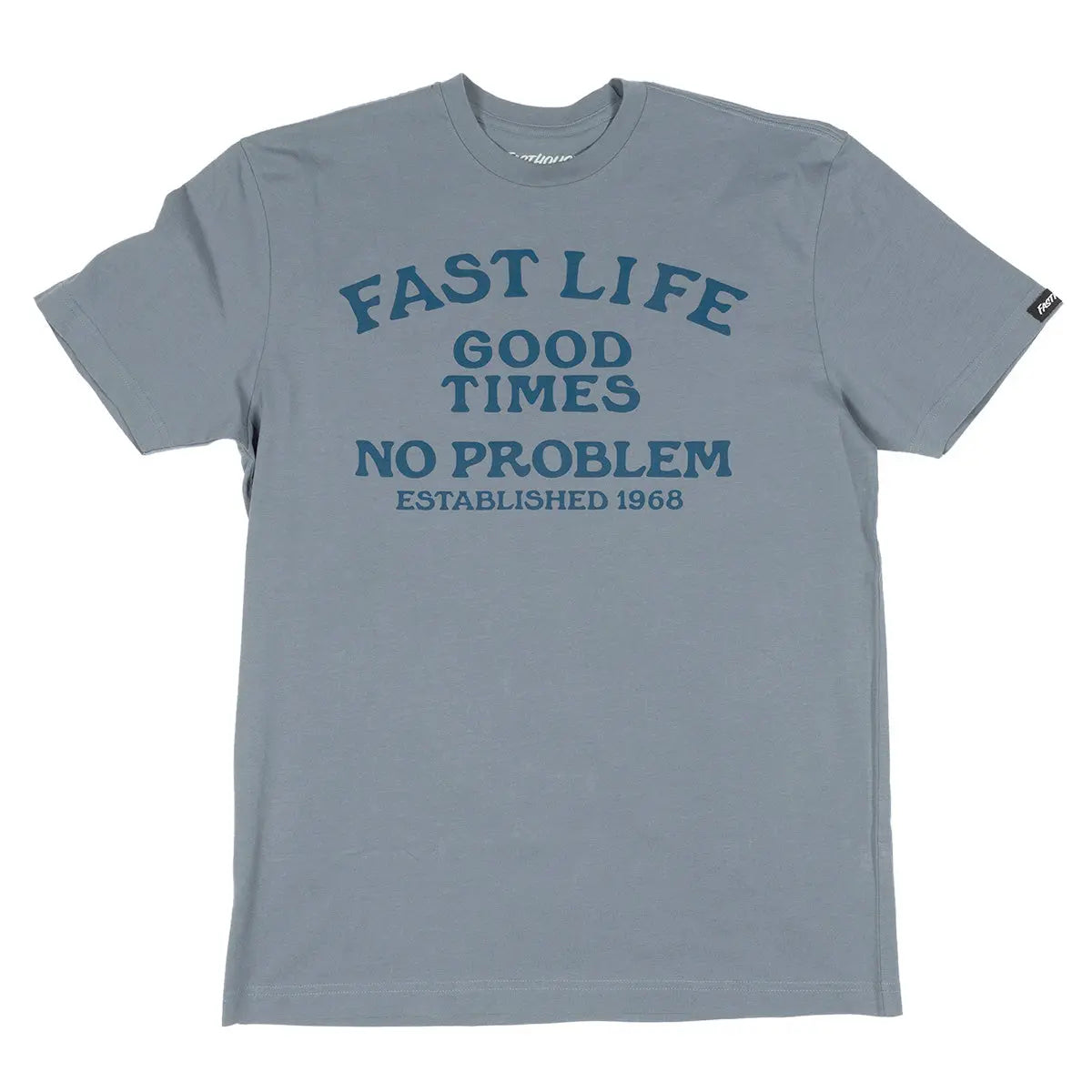 No Problem Tee - Denim Fasthouse