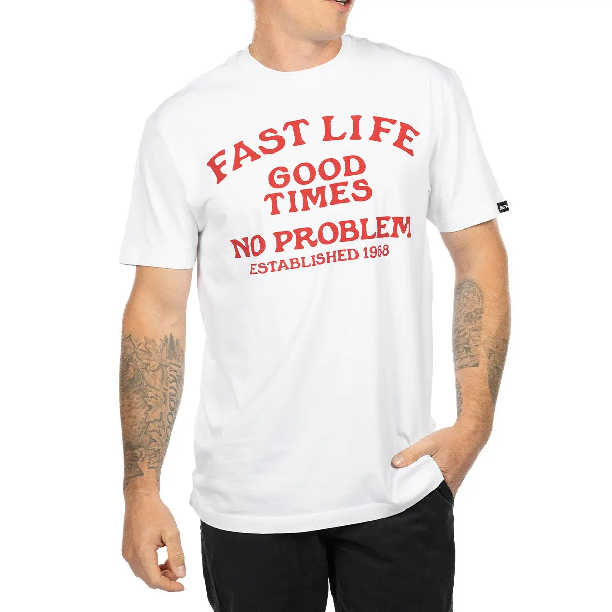No Problem Tee - White Fasthouse