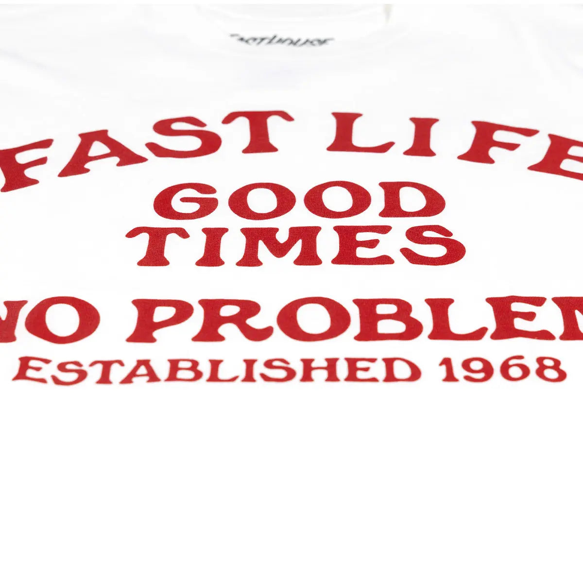 No Problem Tee - White Fasthouse