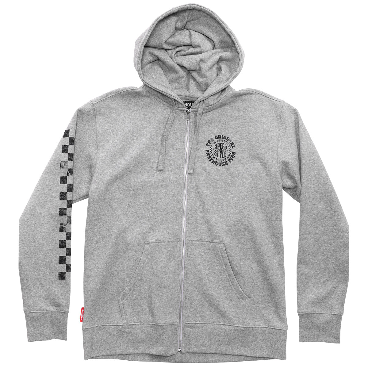 Origin Hooded Zip-Up - Heather Gray