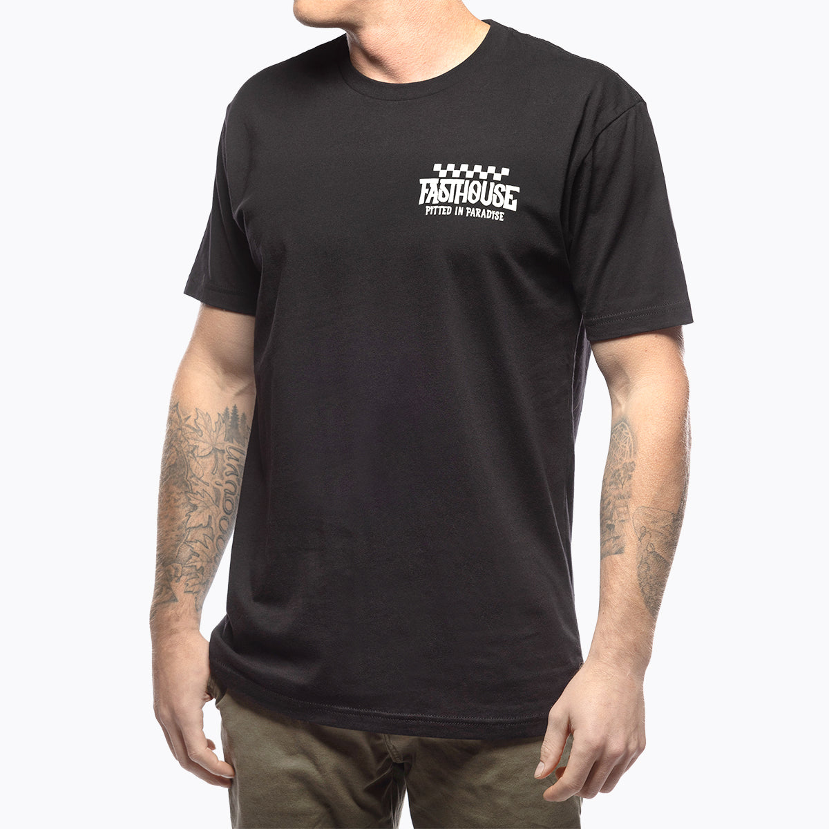 Pitted Tee - Black Neon Fasthouse