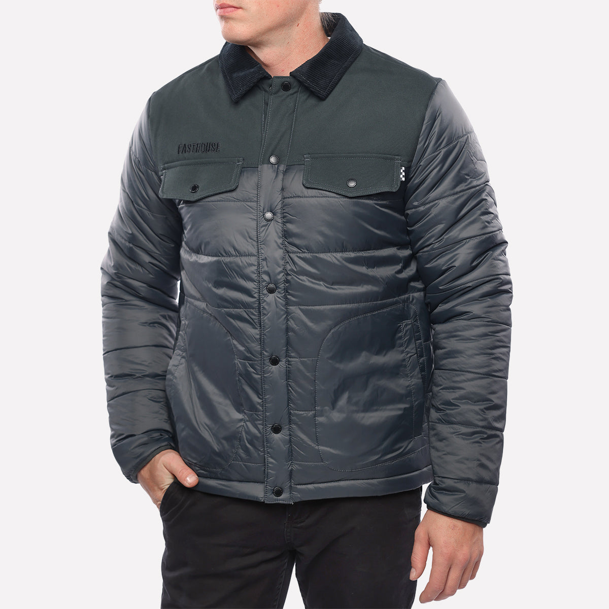 Prospector Puffer Jacket - Smoked Navy