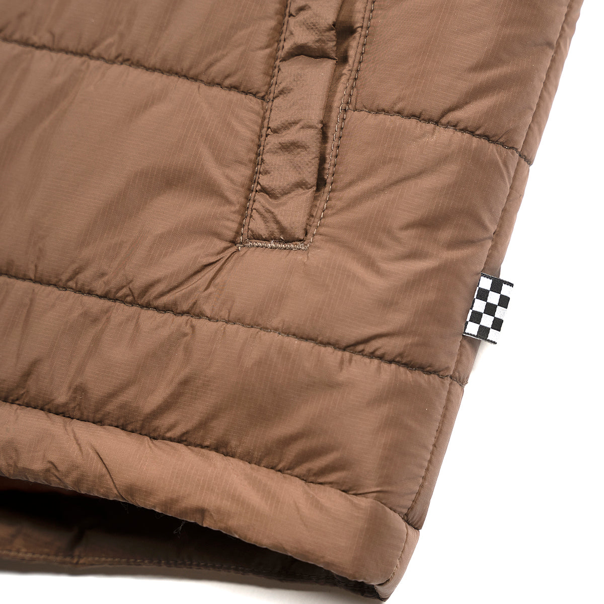 Prospector Puffer Vest - Black/Brown