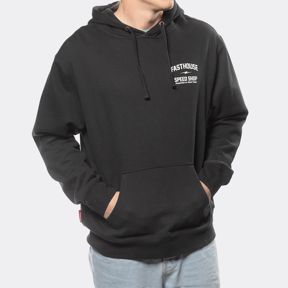 Purveyor Hooded Pullover - Black Fasthouse