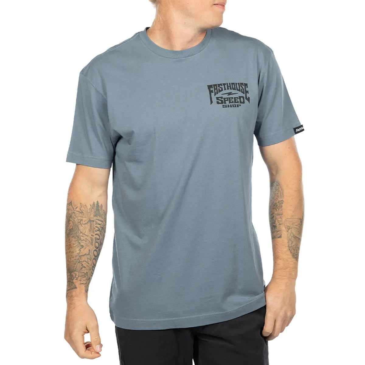 Record Tee - Denim Fasthouse