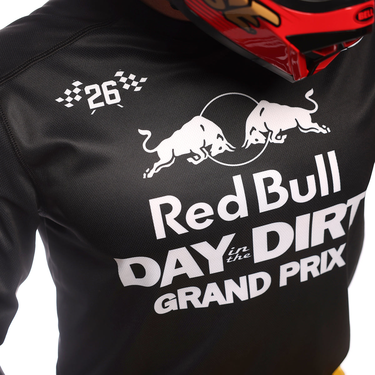 Red Bull Day in The Dirt 26 Jersey - Black/White