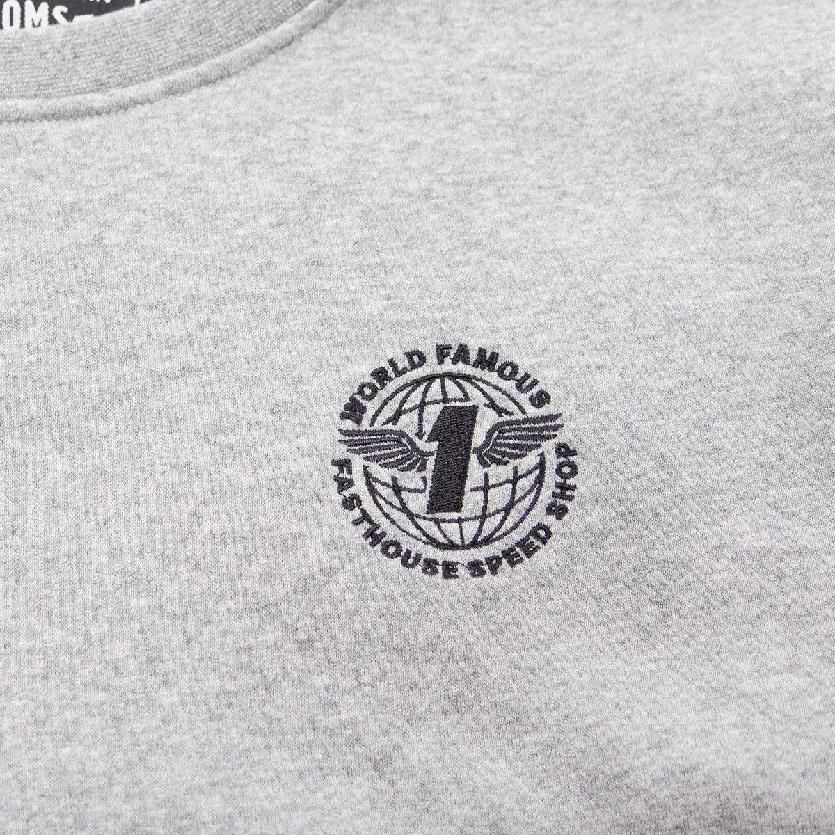Renown Crew Neck Pullover - Heather Gray - Fasthouse