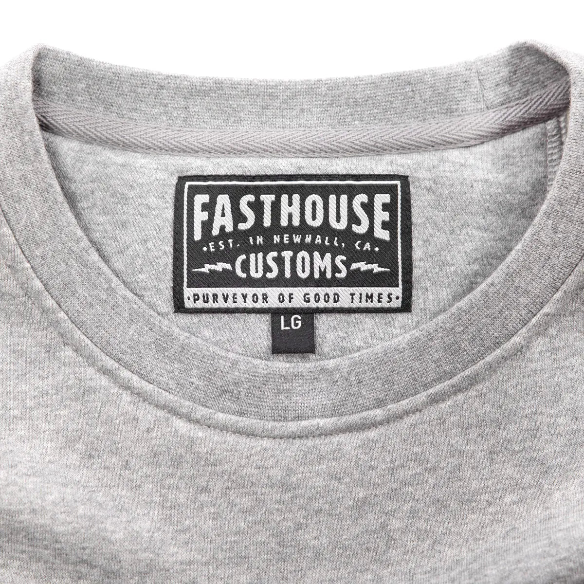 Renown Crew Neck Pullover - Heather Gray - Fasthouse