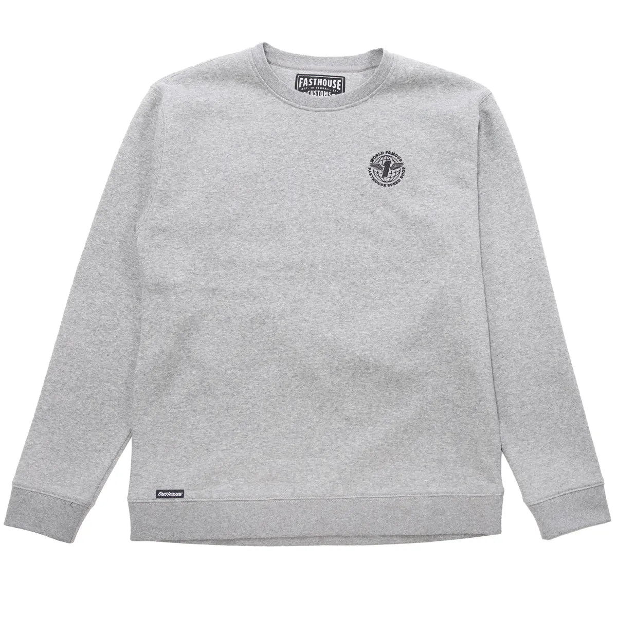 Renown Crew Neck Pullover - Heather Gray - Fasthouse