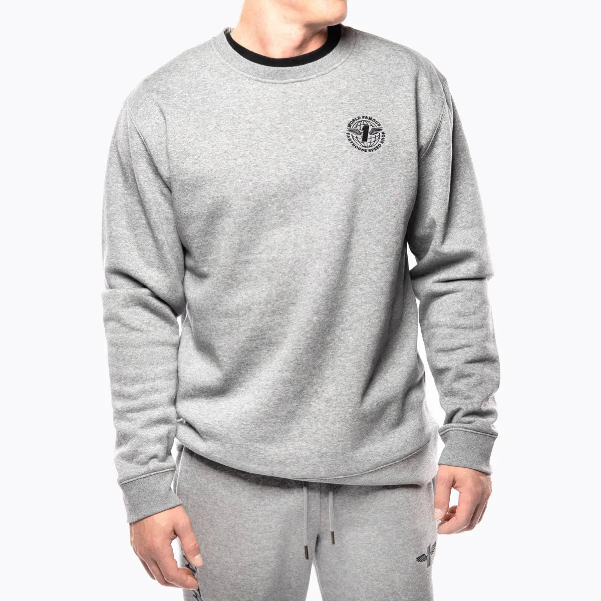Renown Crew Neck Pullover - Heather Gray - Fasthouse