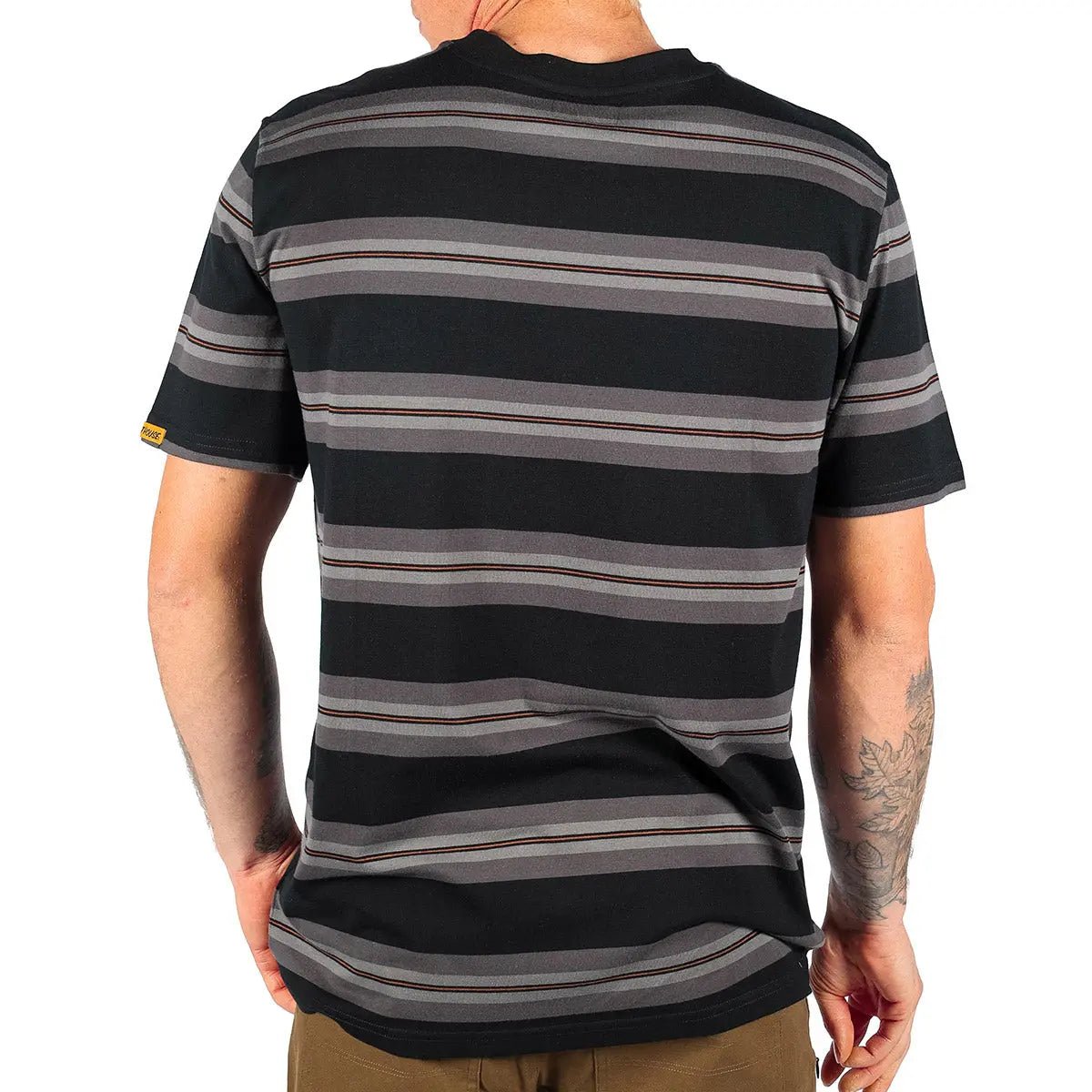 Rufus Yarn Dye Tee - Black/Grey - Fasthouse